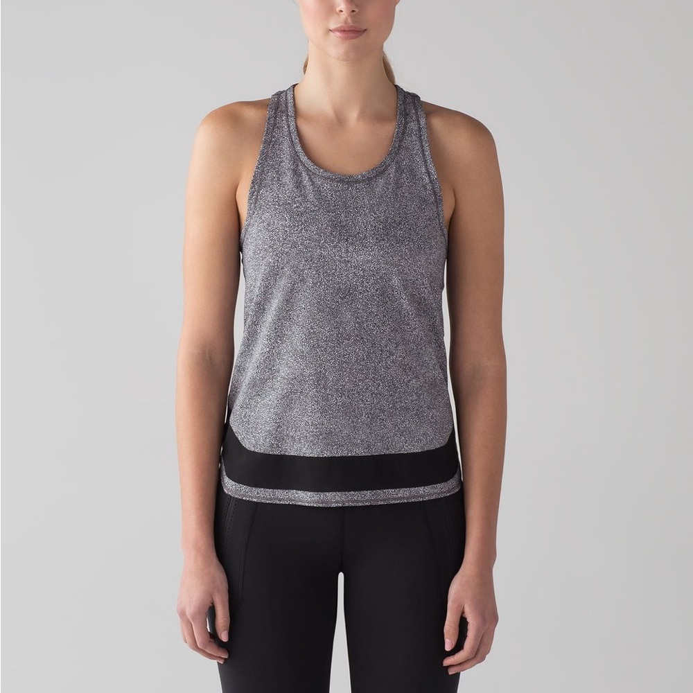 Lululemon Smooth Stride Pebbled Mesh Tank